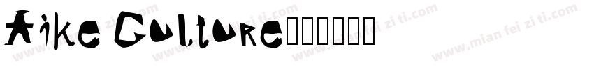 Aike Culture字体转换